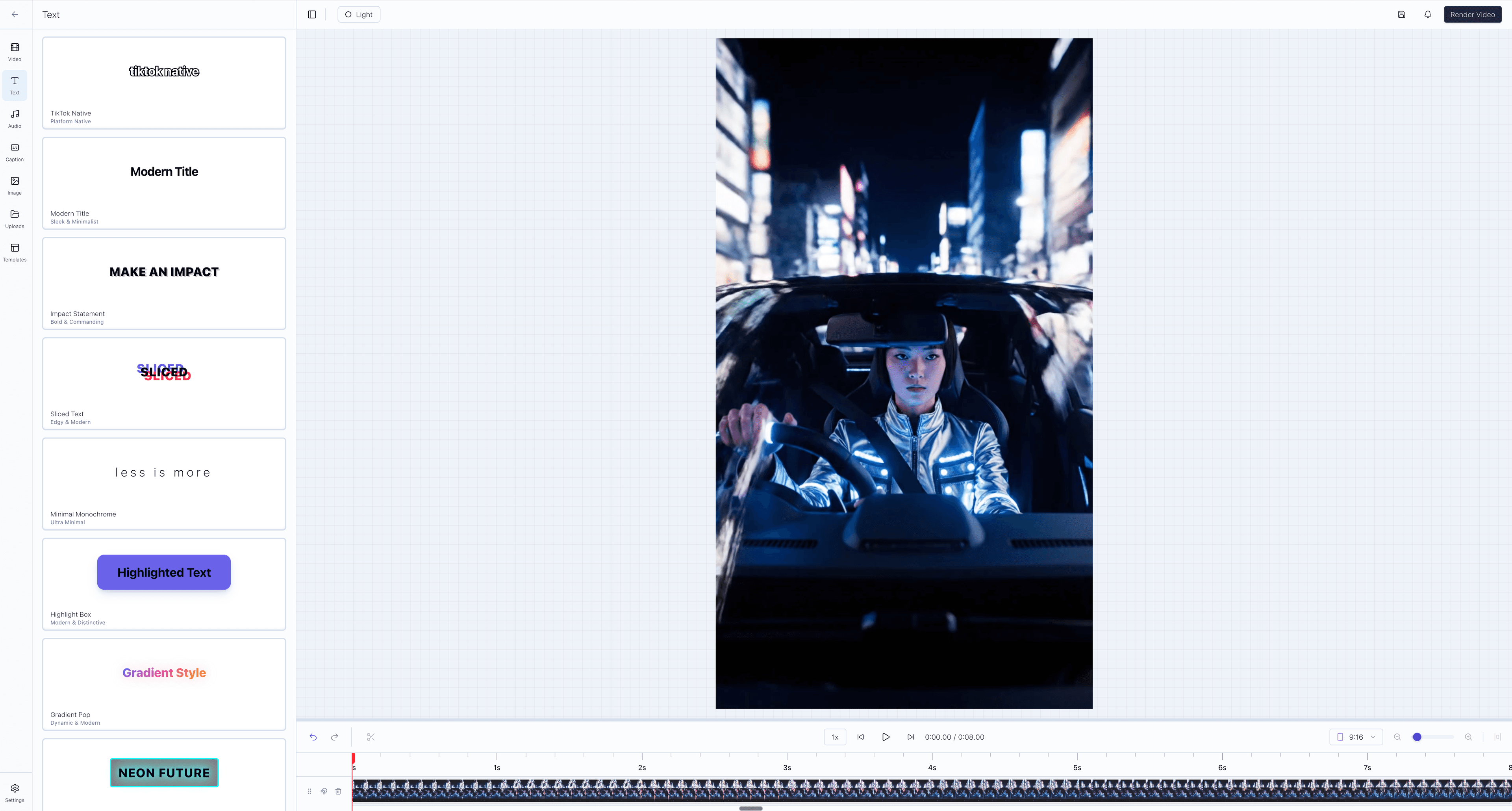 Timeline-Based Video Editor — Sovran