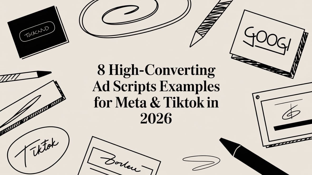 8 High-Converting Ad Scripts Examples for Meta & TikTok in 2026