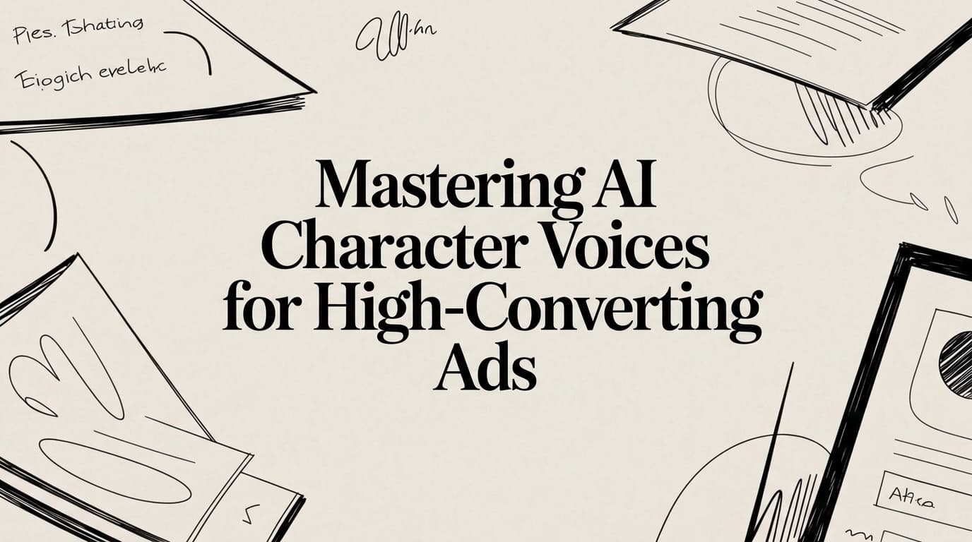 Mastering AI Character Voices for High-Converting Ads