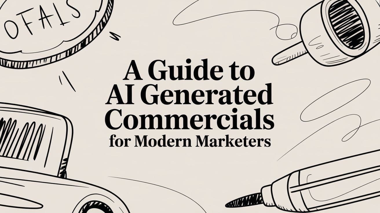 A Guide to AI Generated Commercials for Modern Marketers