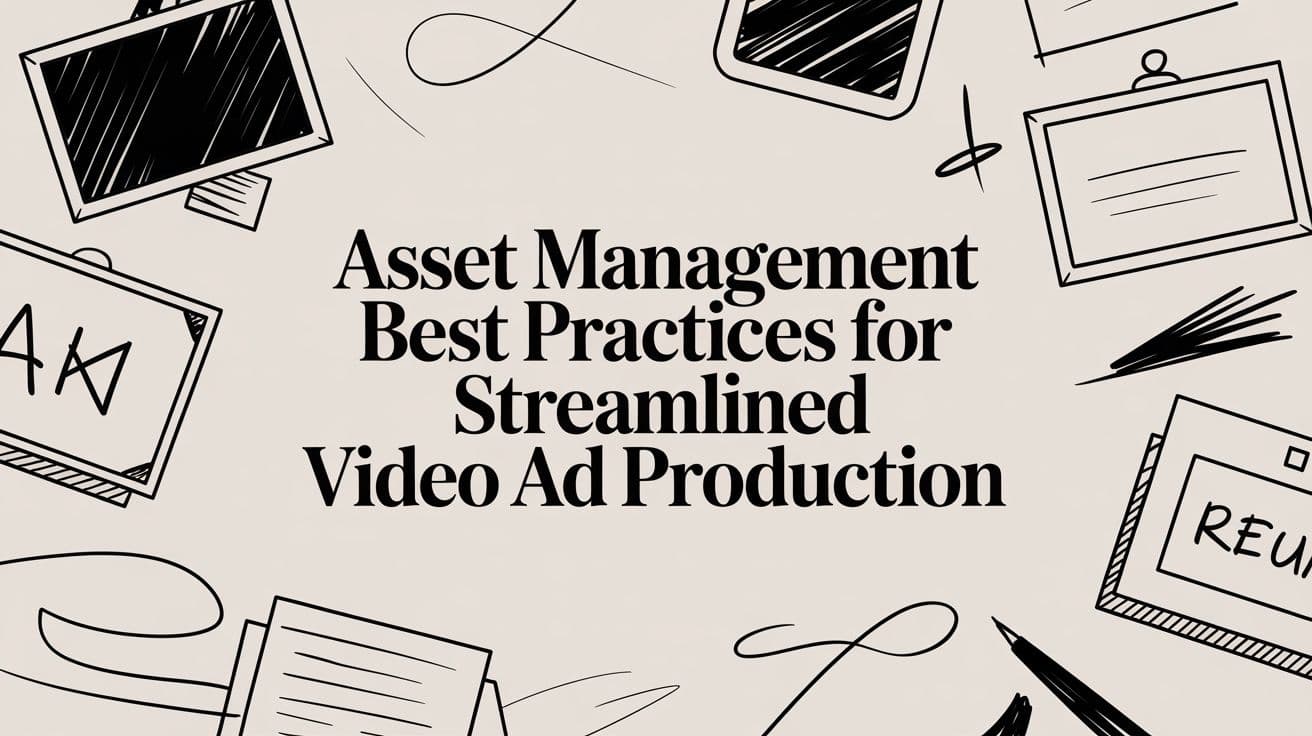 Asset Management Best Practices for Streamlined Video Ad Production