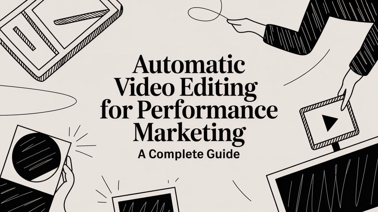 Automatic Video Editing for Performance Marketing A Complete Guide