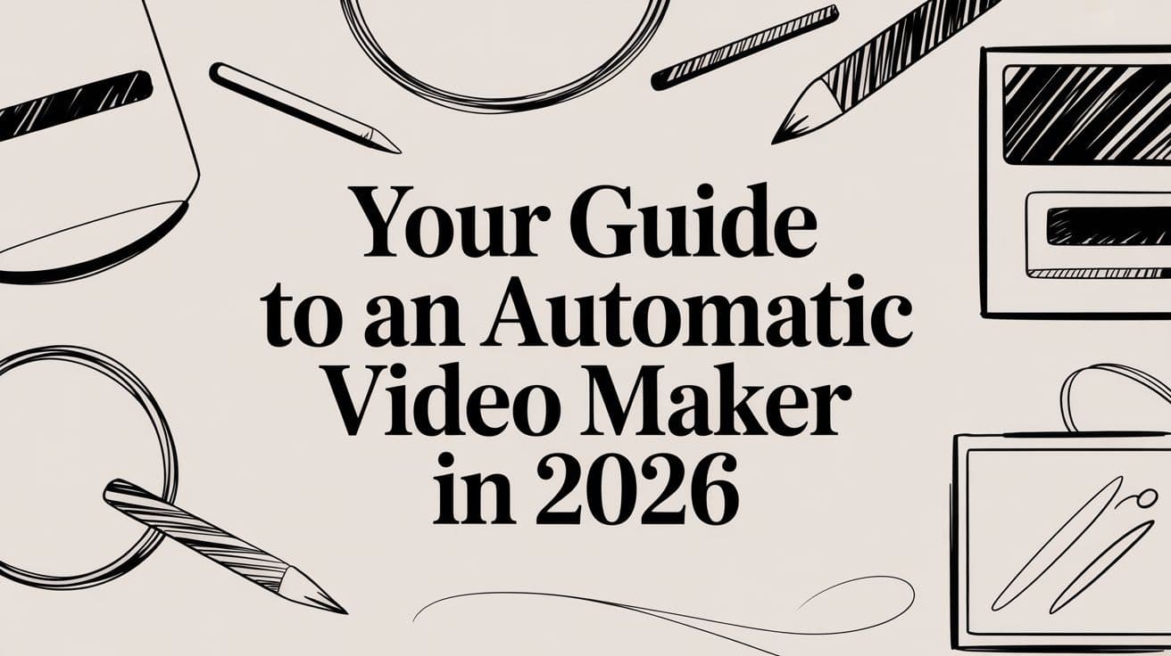 Your Guide to an Automatic Video Maker in 2026