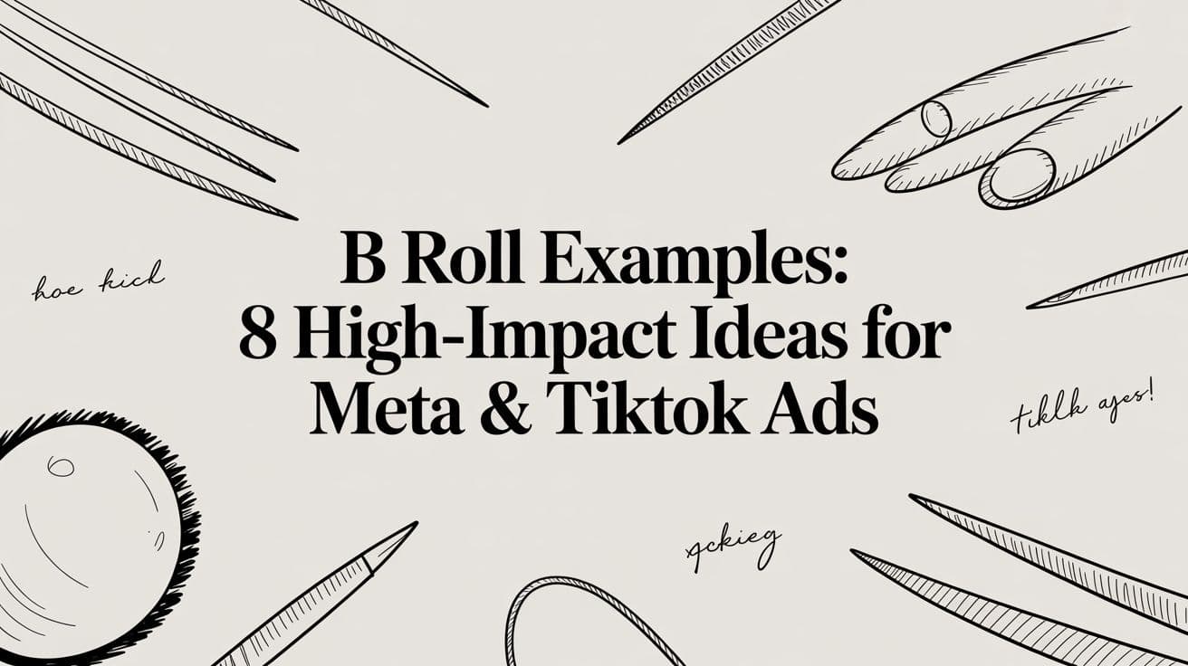 B-roll examples: 8 high-impact ideas for Meta & TikTok ads