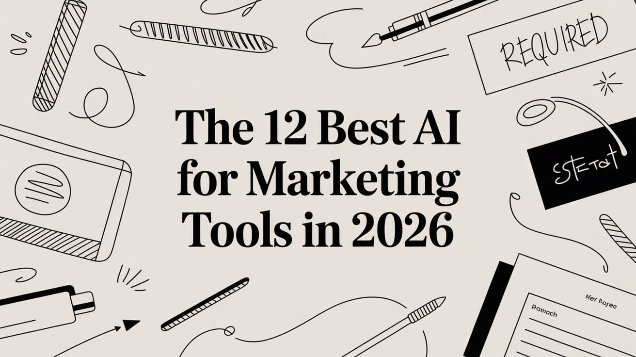 The 12 Best AI for Marketing Tools in 2026