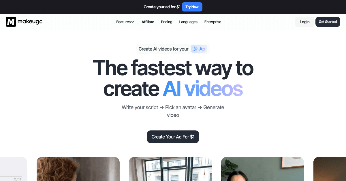 Best Tool for Making UGC Style Video Ads (2026)