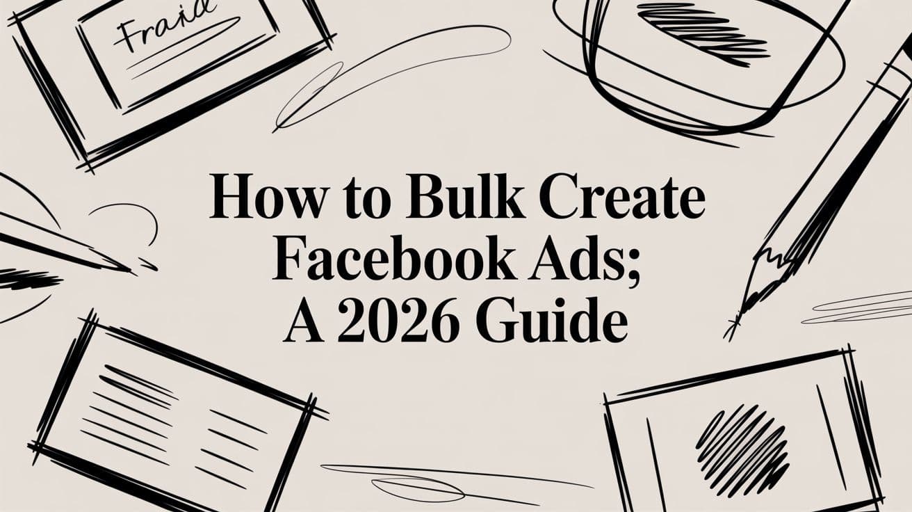 How to Bulk Create Facebook Ads: A 2026 Guide