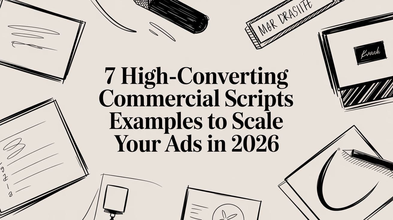 7 High-Converting Commercial Scripts Examples to Scale Your Ads in 2026