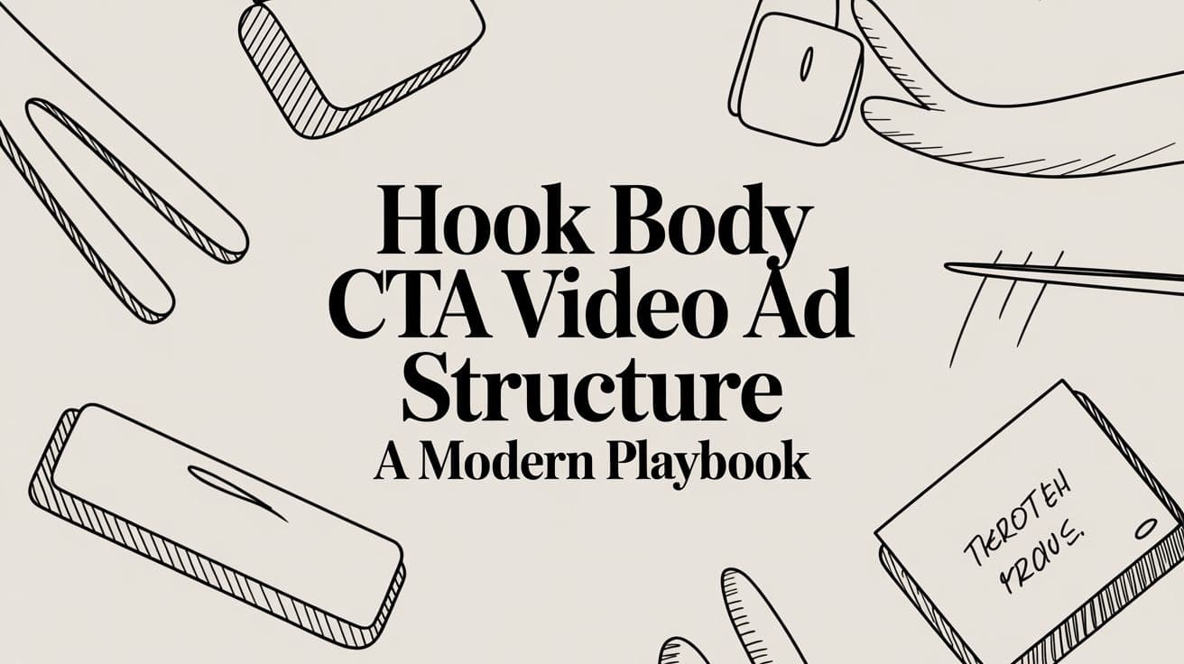 Hook Body CTA Video Ad Structure: A Modern Playbook