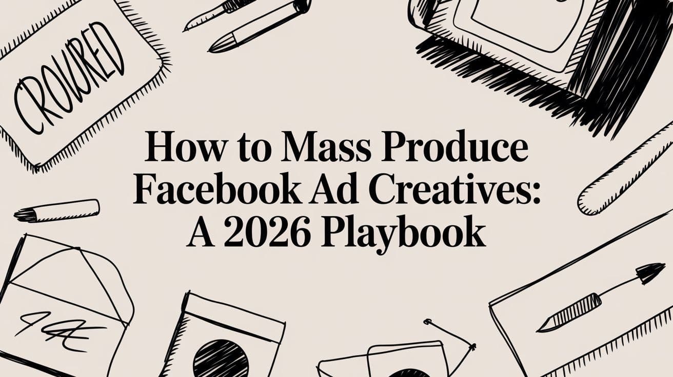 How to Mass Produce Facebook Ad Creatives: A 2026 Playbook