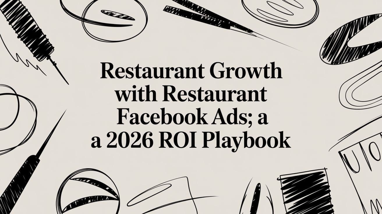 Restaurant Growth with restaurant facebook ads: A 2026 ROI Playbook