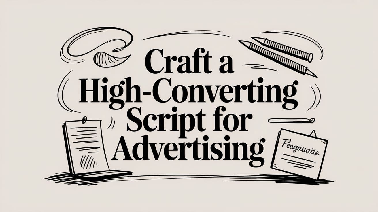 Craft a High-Converting Script for Advertising