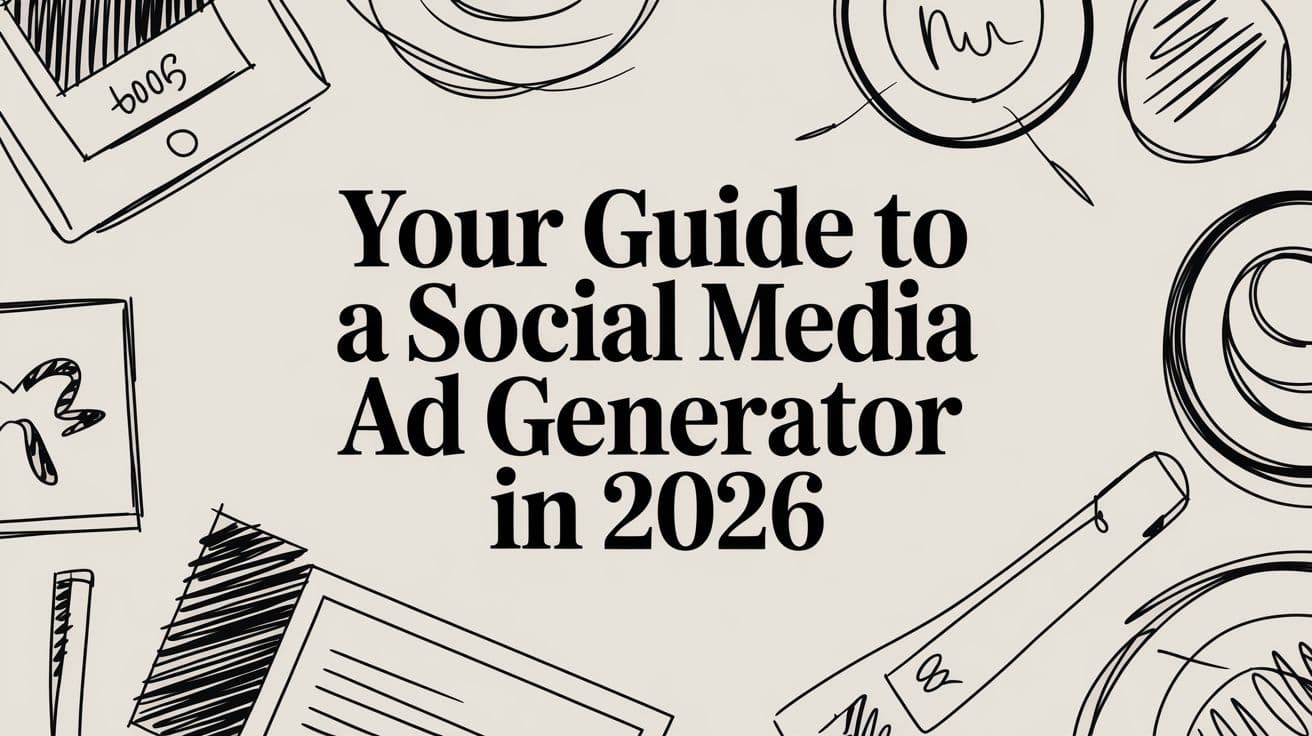 Your Guide to a Social Media Ad Generator in 2026