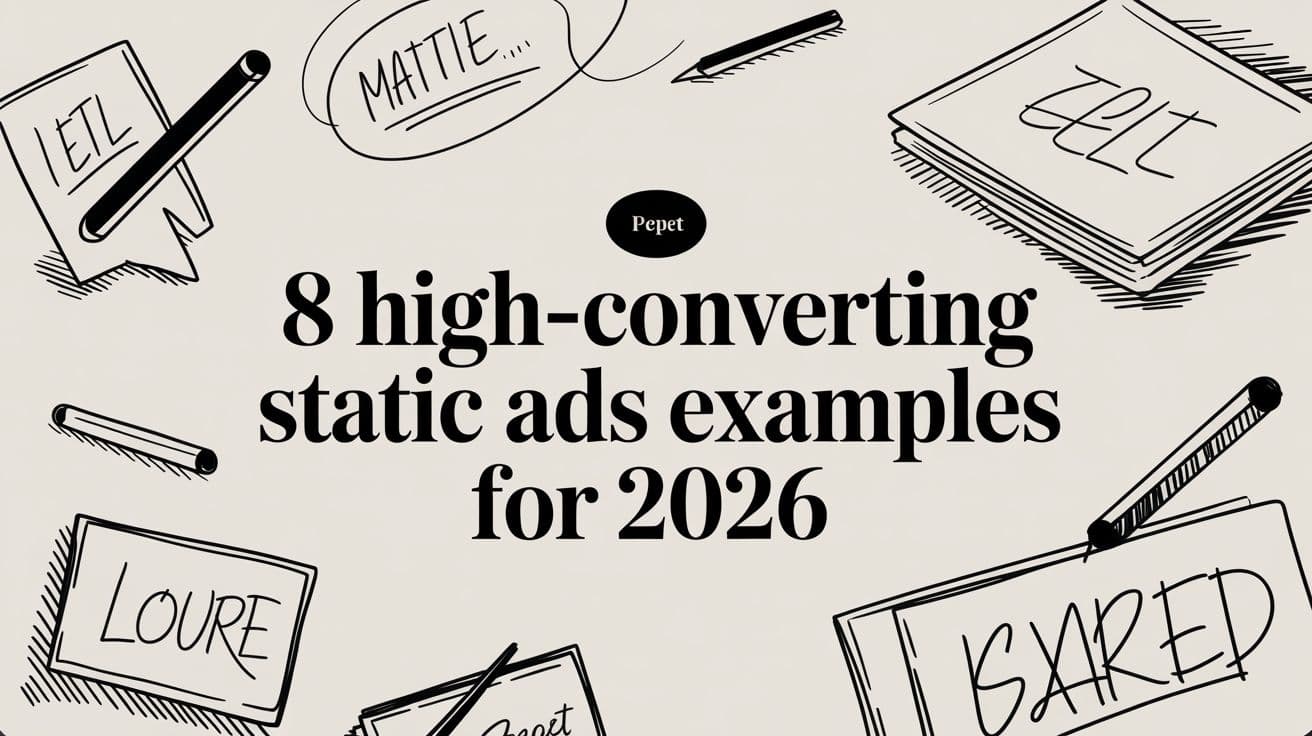 8 High-Converting Static Ads Examples for 2026