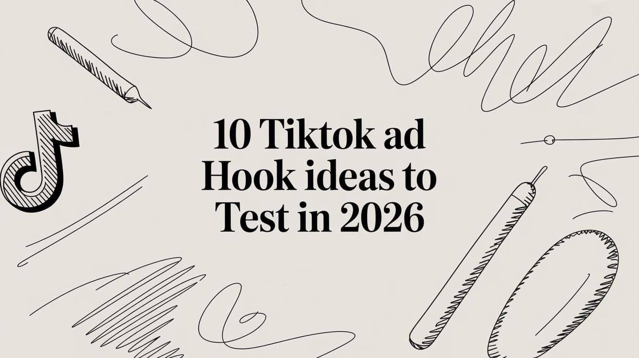 10 TikTok Ad Hook Ideas to Test in 2026