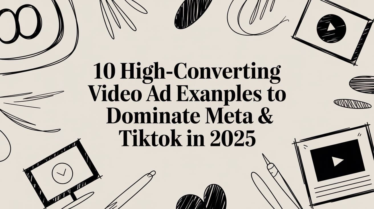 10 High-Converting Video Ad Examples to Dominate Meta & TikTok in 2025