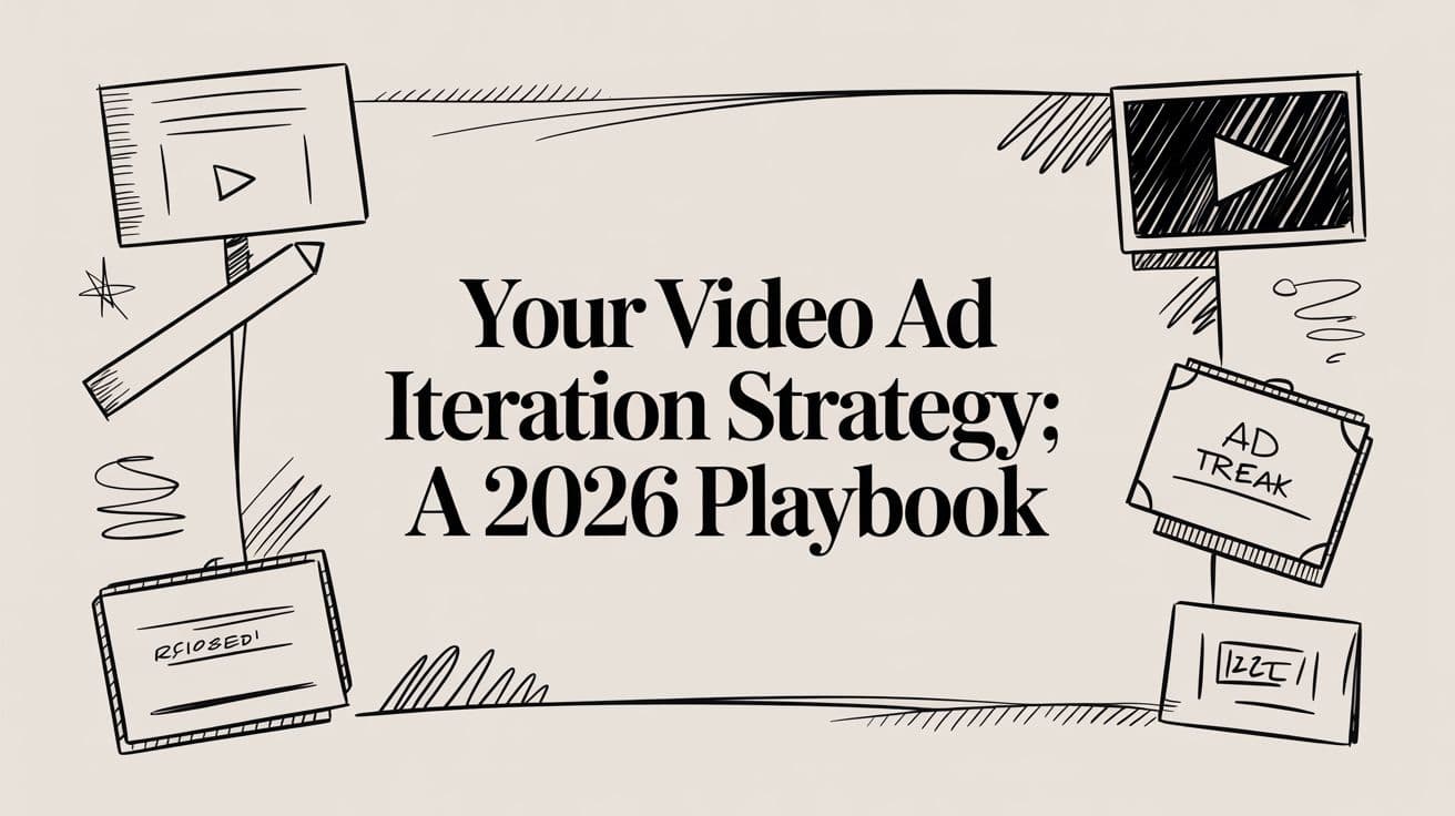 Your Video Ad Iteration Strategy: A 2026 Playbook