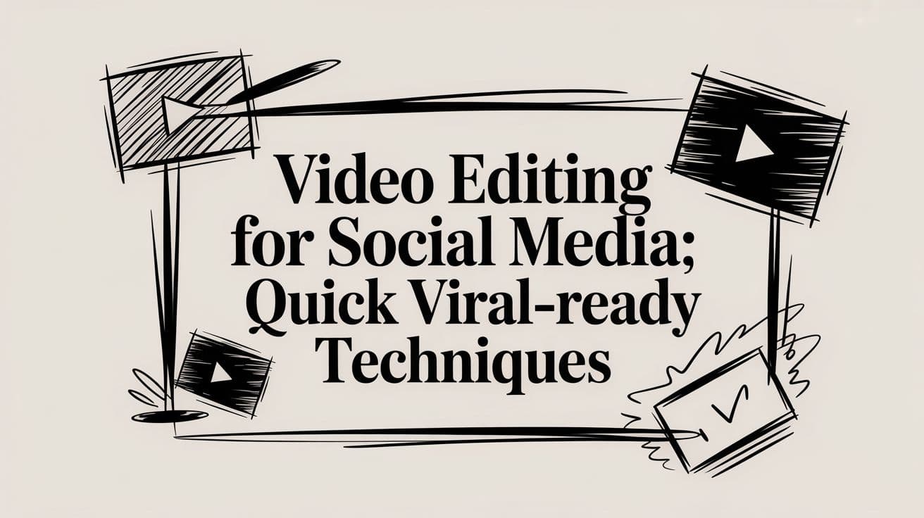 Video editing for social media: Quick viral-ready techniques