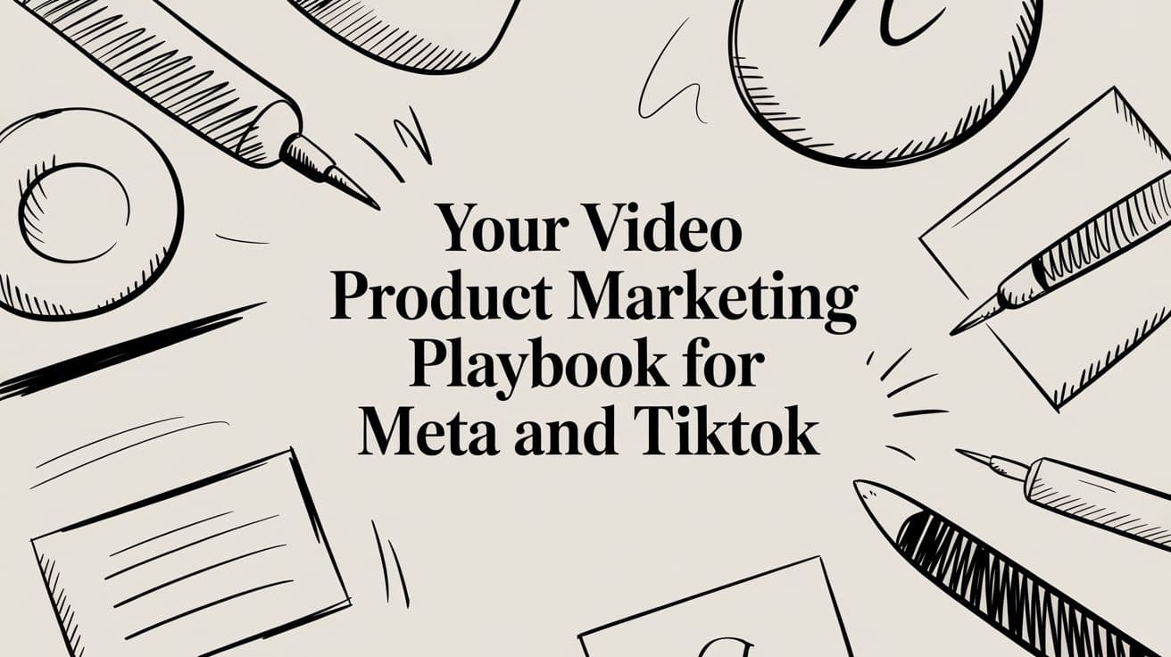Your Video Product Marketing Playbook for Meta and TikTok