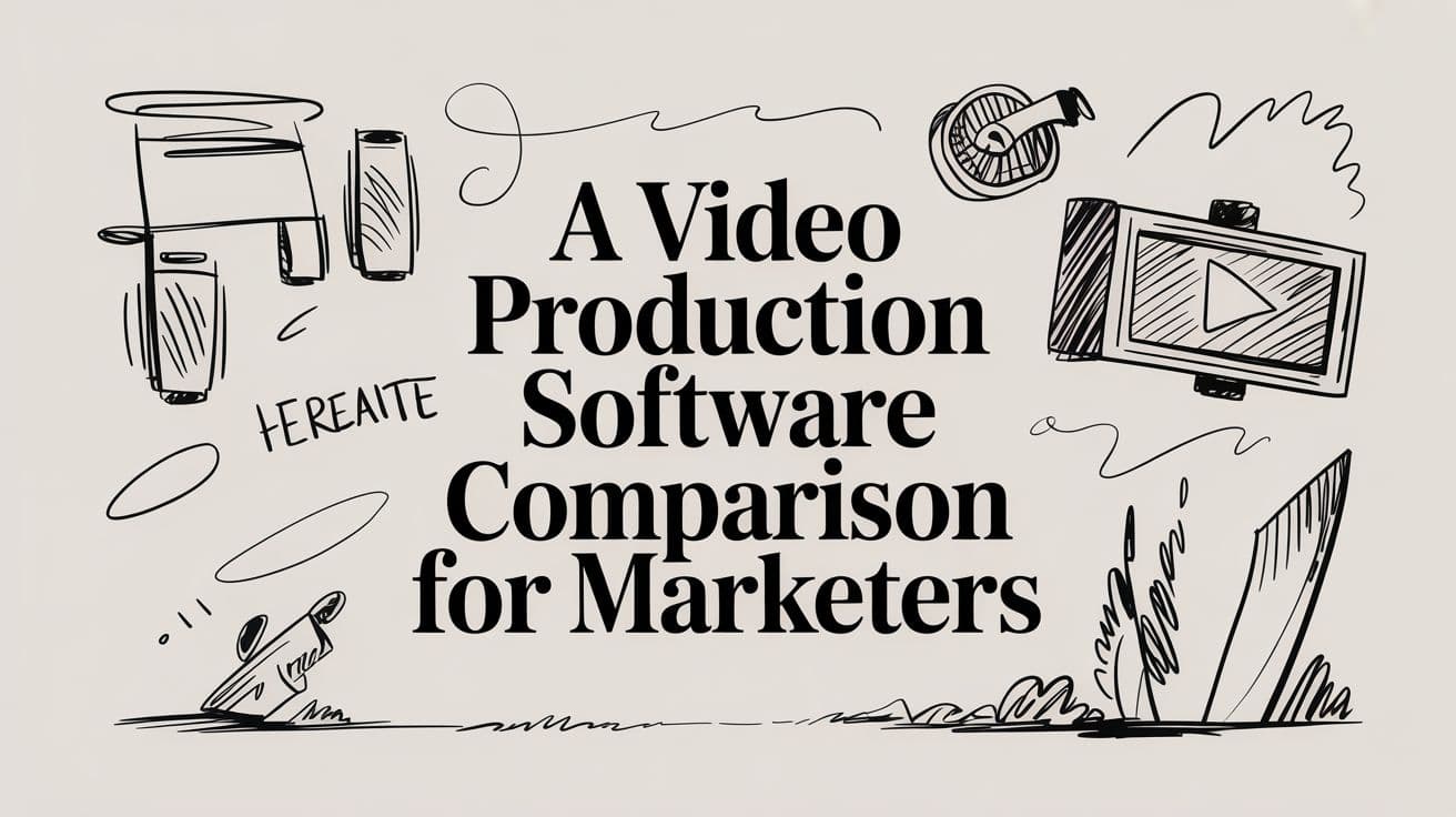 A Video Production Software Comparison for Marketers